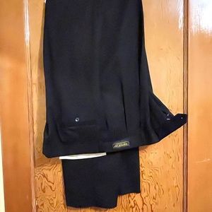 New Men's Black Unhemmed Dress Slacks